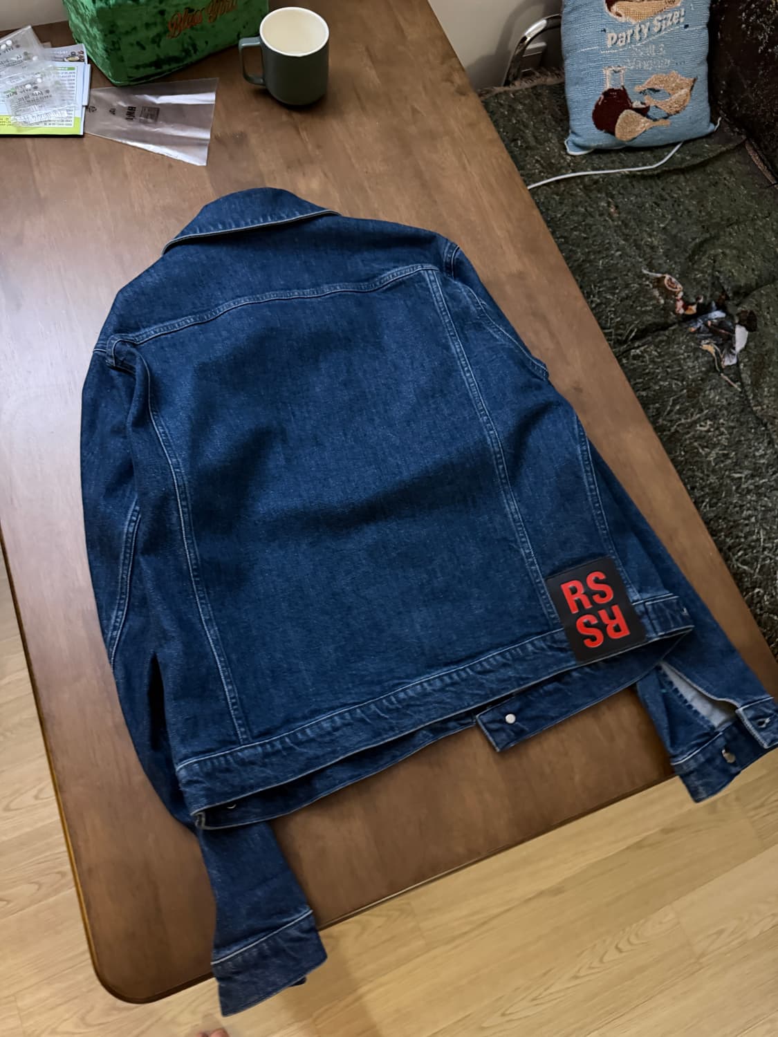 L) 라프시몬스 로고패치 데님자켓 상품이미지2