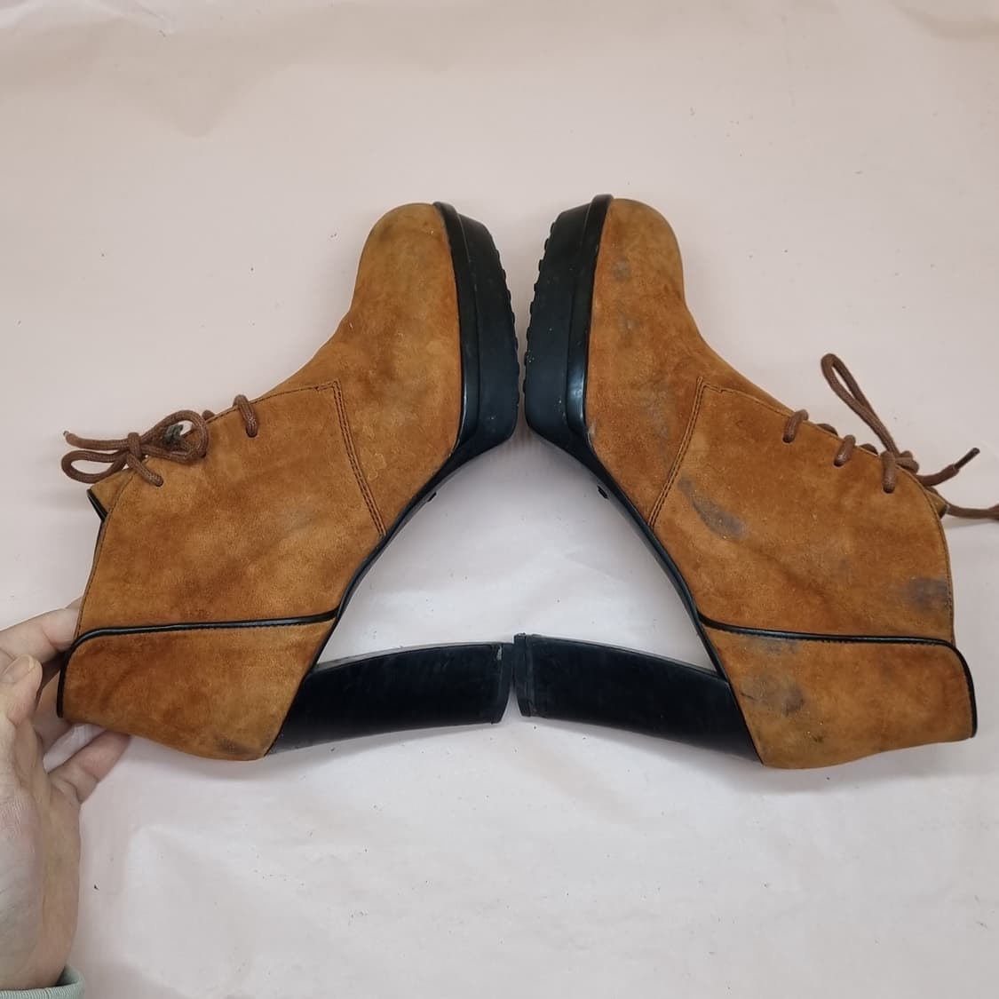 토즈 레이스업 여성부츠235 굽10 상품이미지5