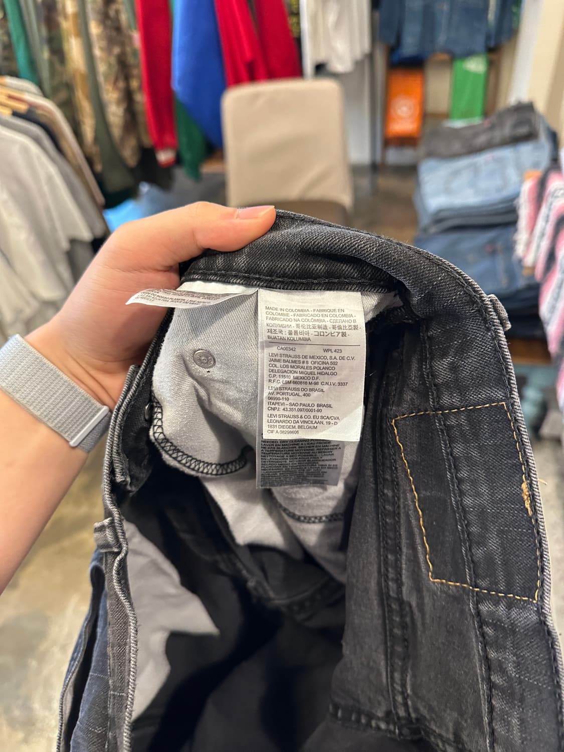 Levis 리바이스 559 블랙진 W30 L30 상품이미지3