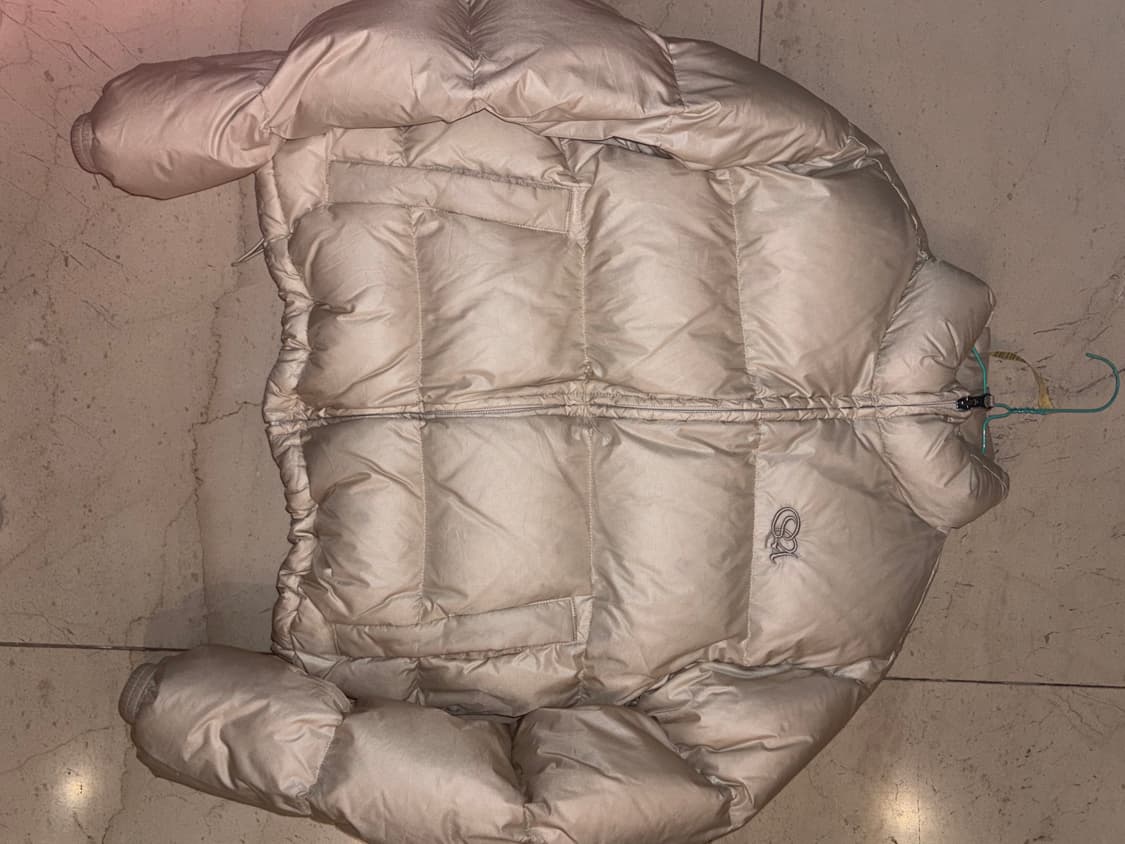 스컬프터 크롭 오리털 푸퍼다운패딩 XS 펄 아이보리 상품이미지6