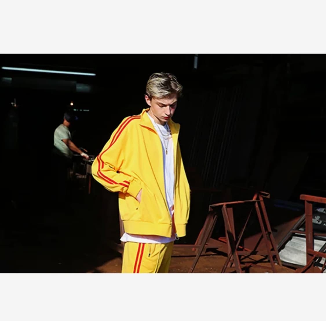 널디 NERDY 옐로우 트랙탑 세트 M-L 상품이미지2