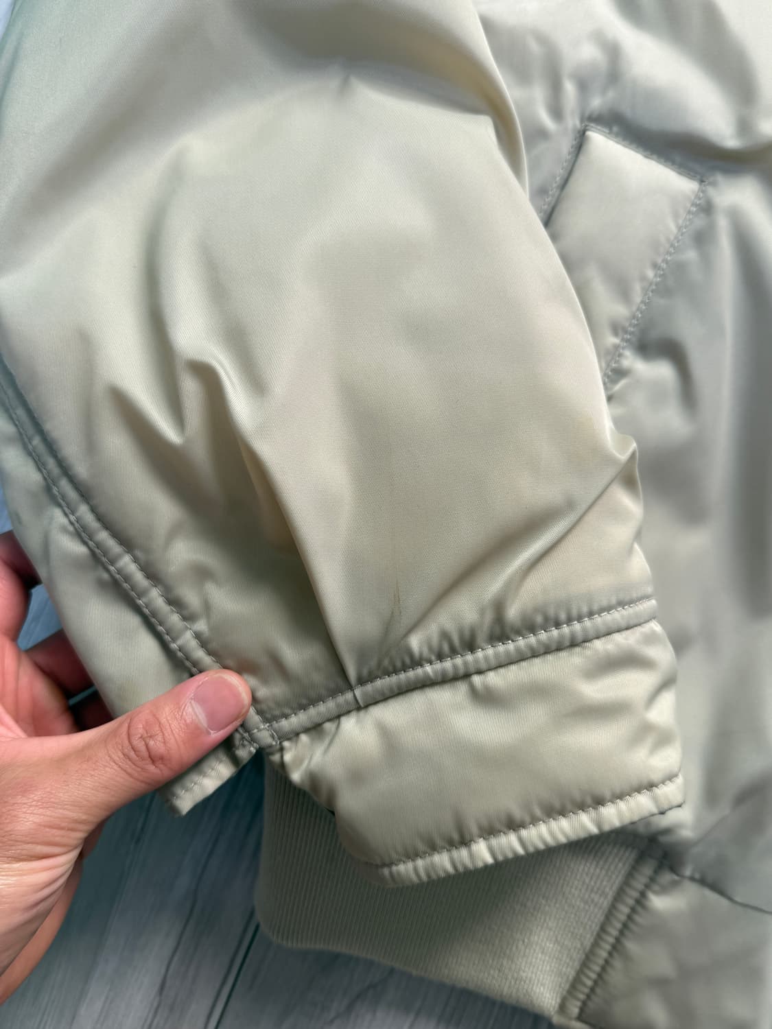 [M] 쿠어 오버핏 MA-1 크림베이지 상품이미지6