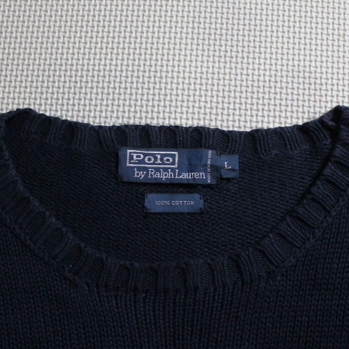 Polo 폴로 랄프로렌 블랙 라운드 니트  상품이미지4