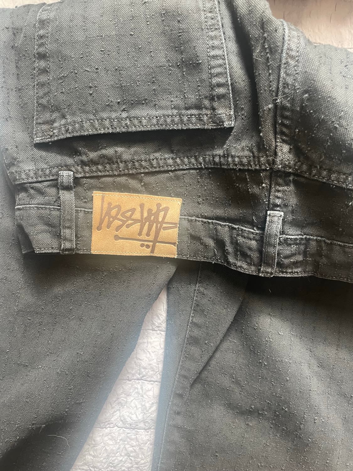 스투시 빅올진 캔버스 니들펀치 블랙(30)  상품이미지4