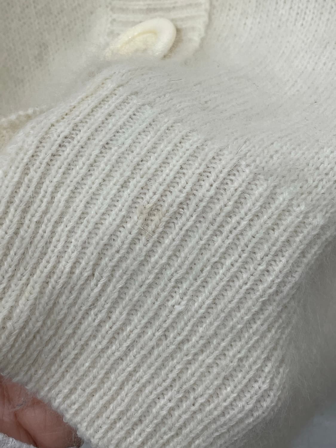 시스루 롱슬리브 + 앙고라 가디건 세트 상품이미지10