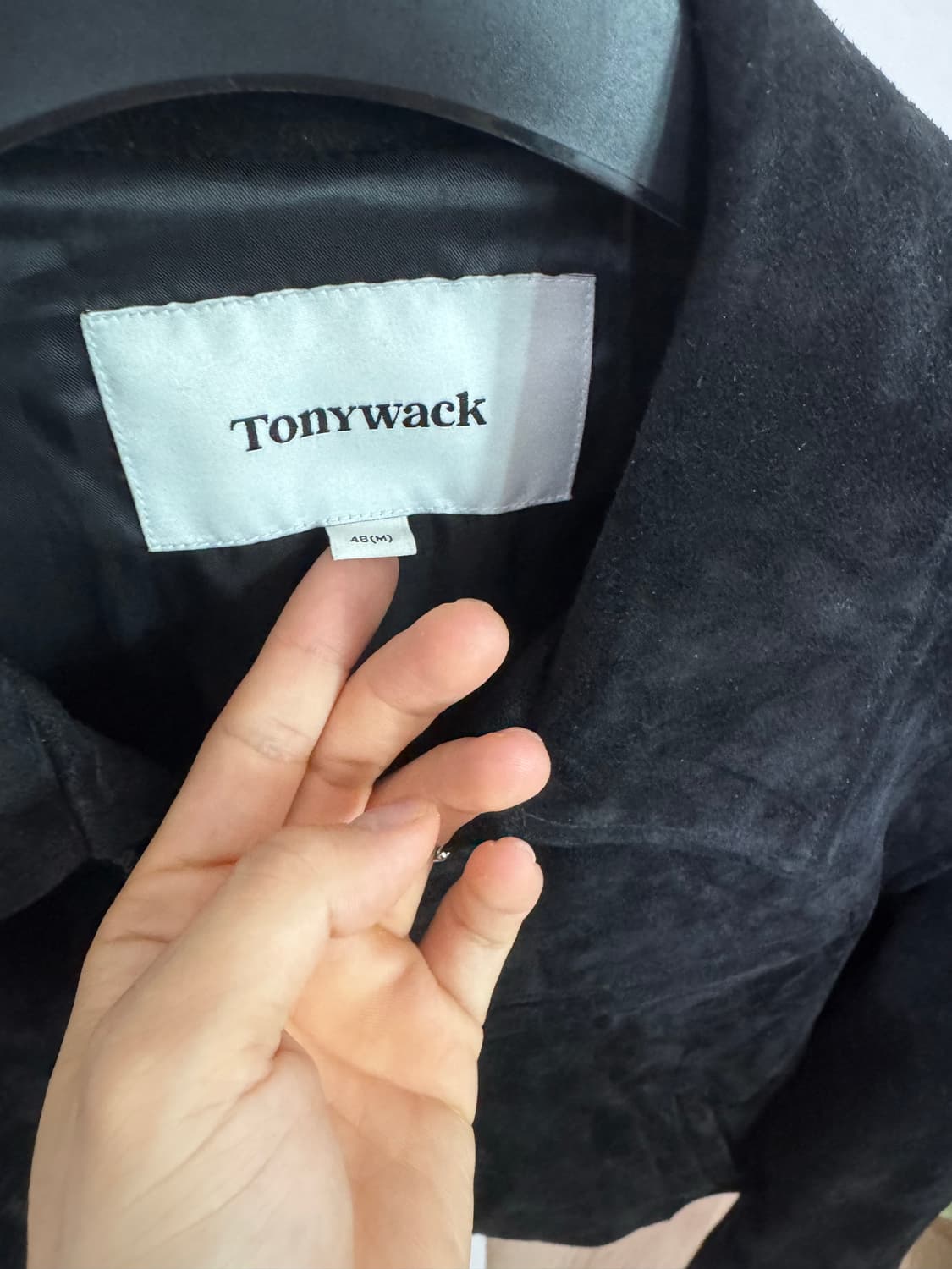 토니웩 Fw 스웨이드 자켓 (블랙) 상품이미지4