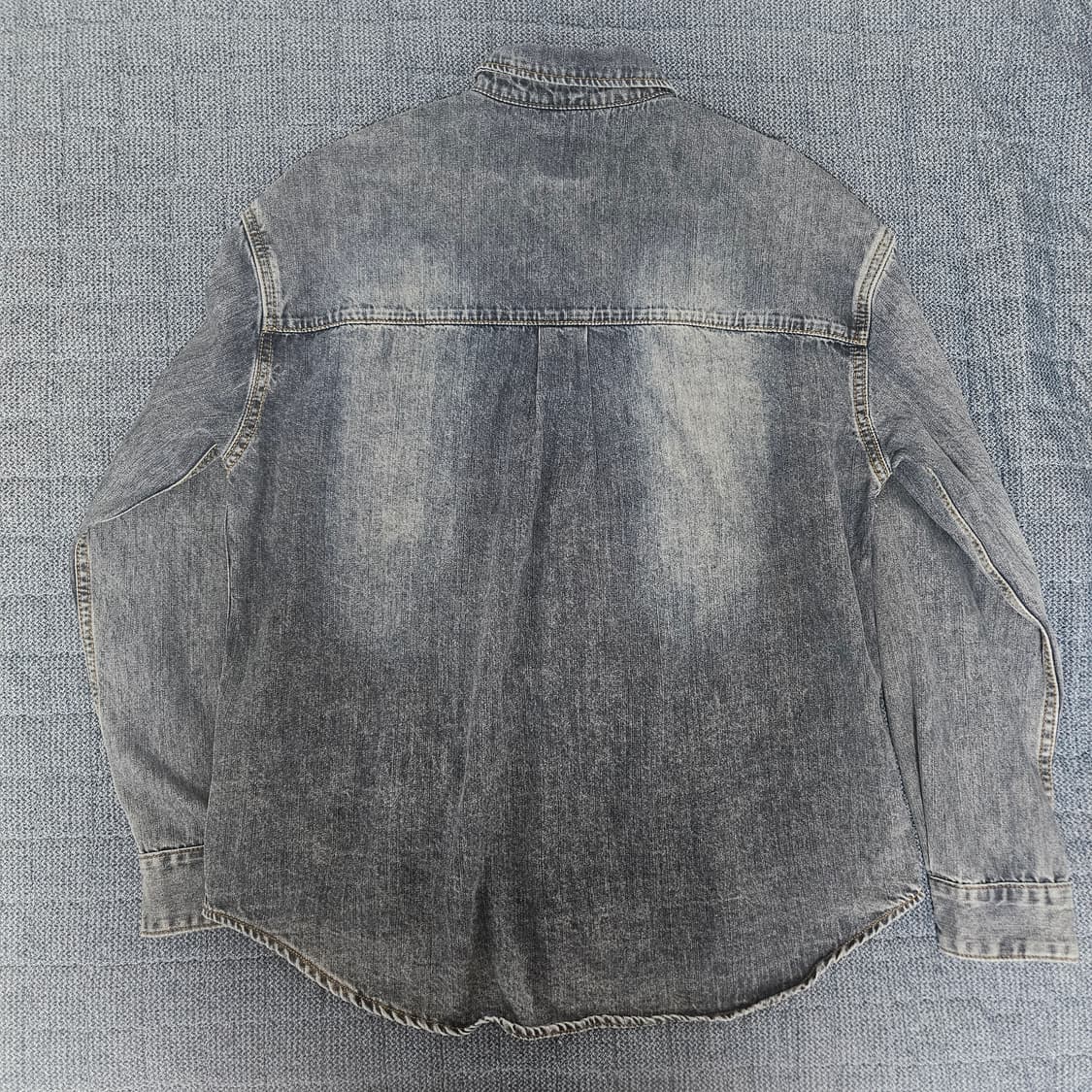 디미트리블랙 데님 셔츠 인디고 그레이 M 상품이미지2