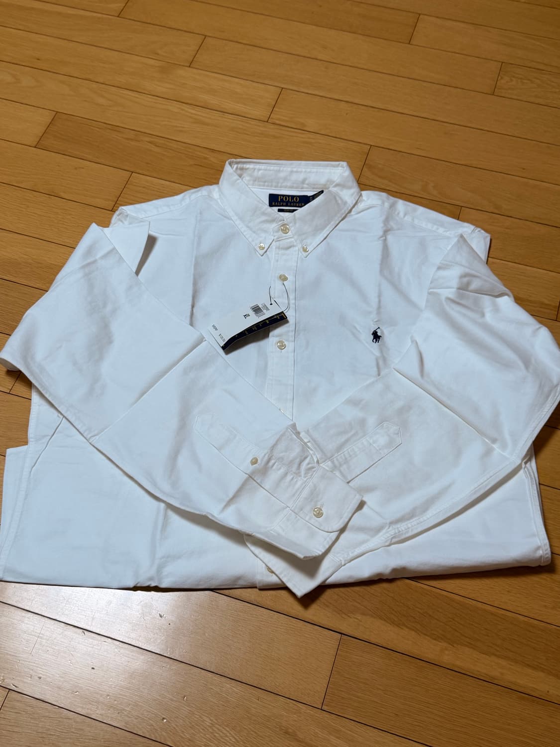 [qr 정품 인증] 폴로 랄프로렌 화이트 셔츠 새상품 상품이미지1