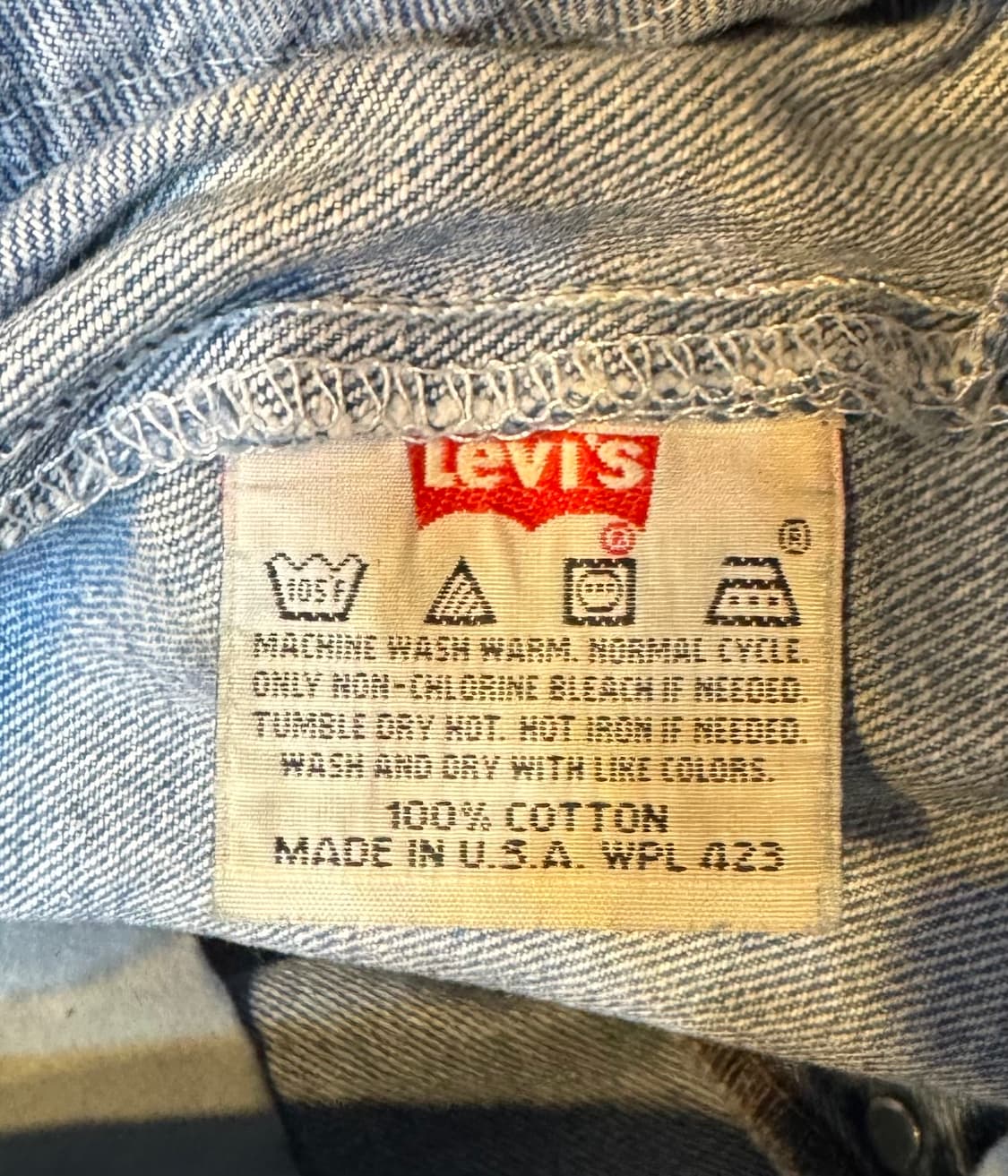 usa 빈티지 리바이스 501 데님 34"(32~33추천) (525) 상품이미지4