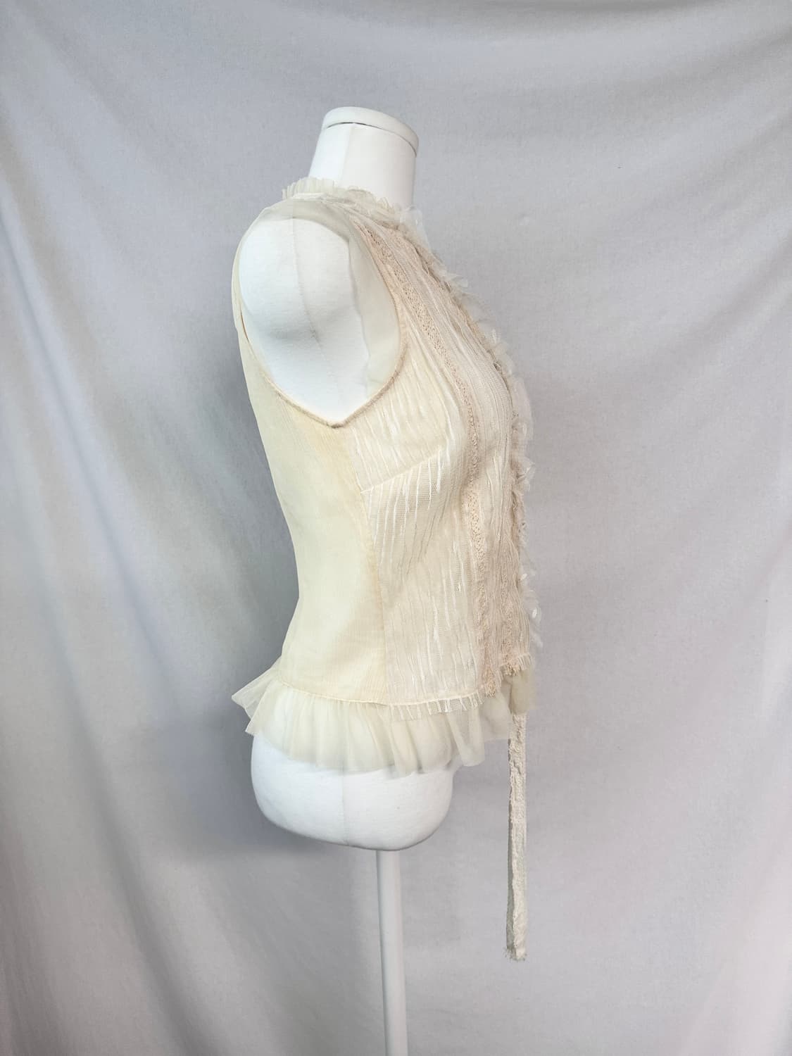 레이스 버튼 블라우스 상품이미지4