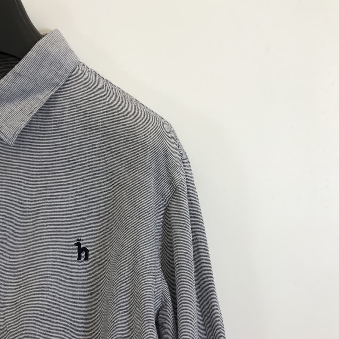 헤지스 린넨 혼방 시어서커셔츠 [115사이즈] 상품이미지2