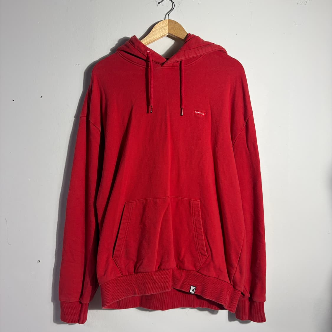 캉골 레드 후드티 (무료배송) 상품이미지1