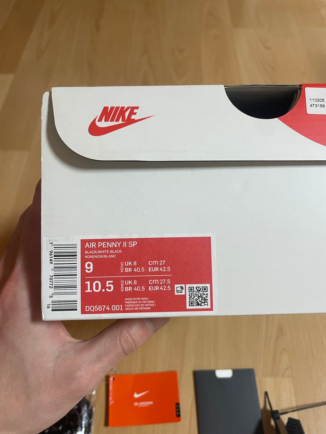 [급매] 나이키x스투시 에어 페니 2 블랙 (270) 상품이미지3