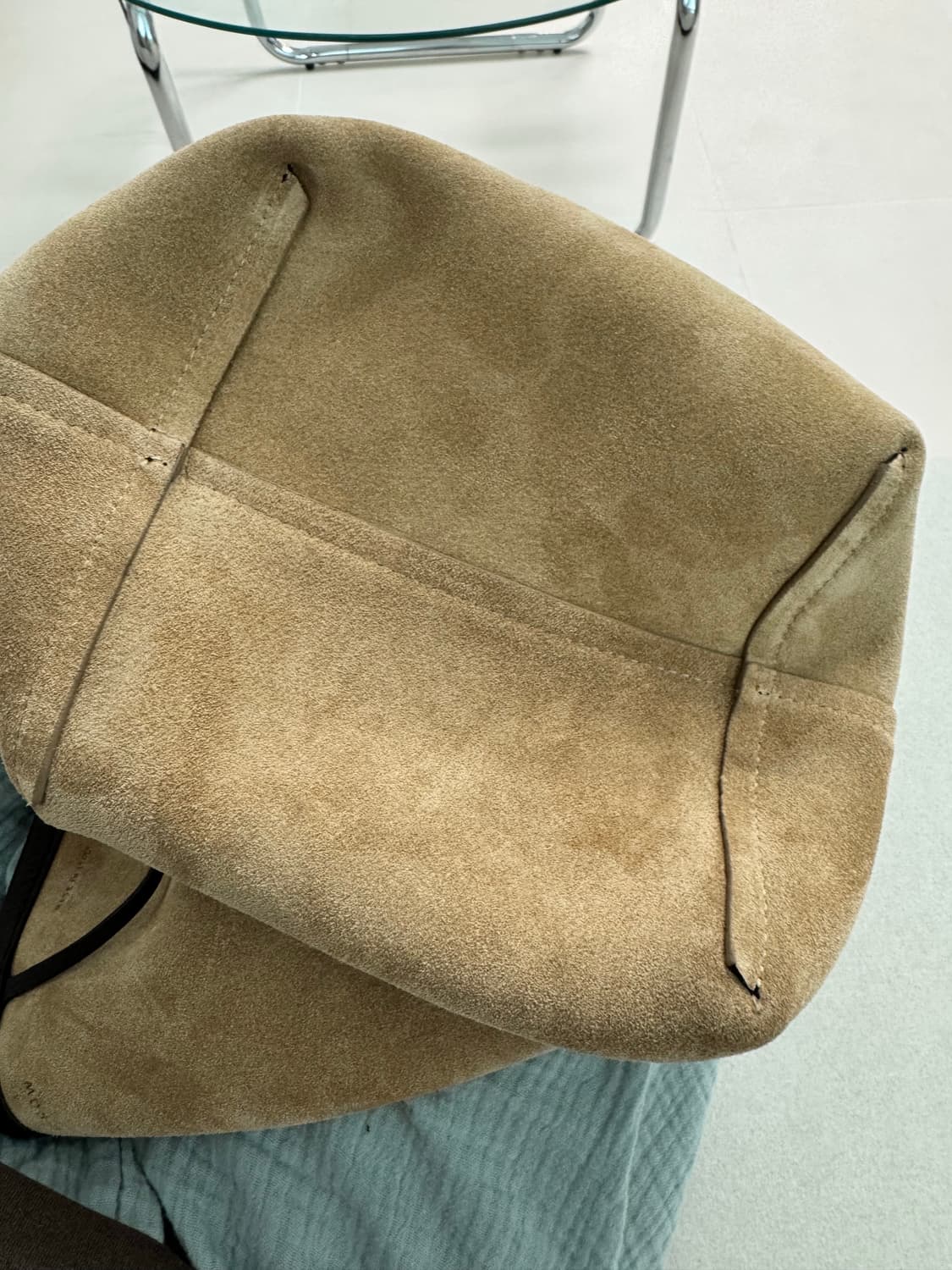 더 로우 파크백 미디엄 새상품 딥브라운 상품이미지6