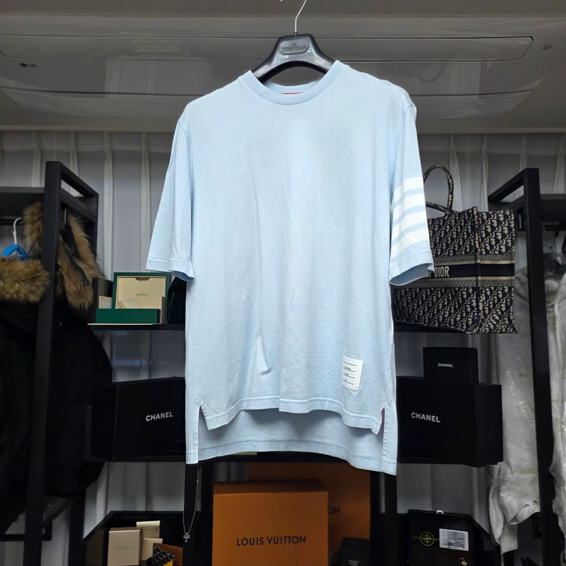 {클로젯}[2]톰브라운 사선완장 반팔티 상품이미지1