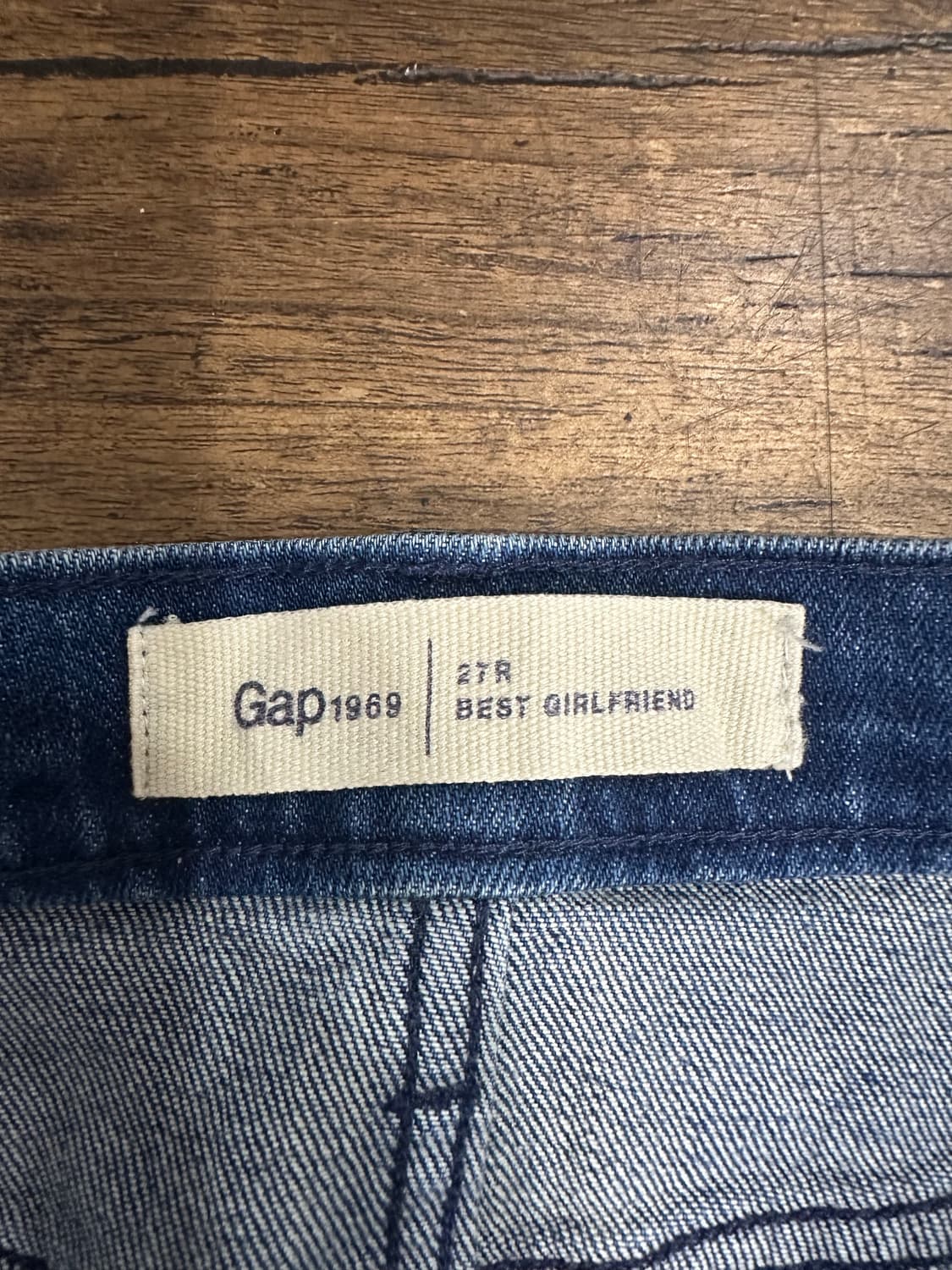 Gap(갭) 어센틱 1969 베스트 걸프렌드 스타 데님 27 새제품 상품이미지3