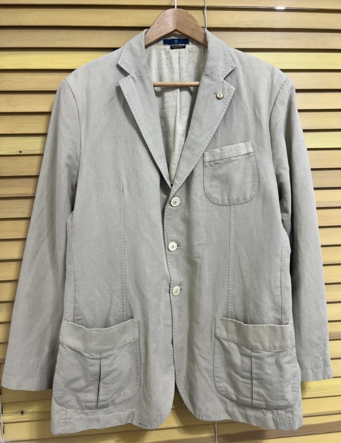 마시모뚜띠 남성 코튼린넨자켓
 상품이미지1