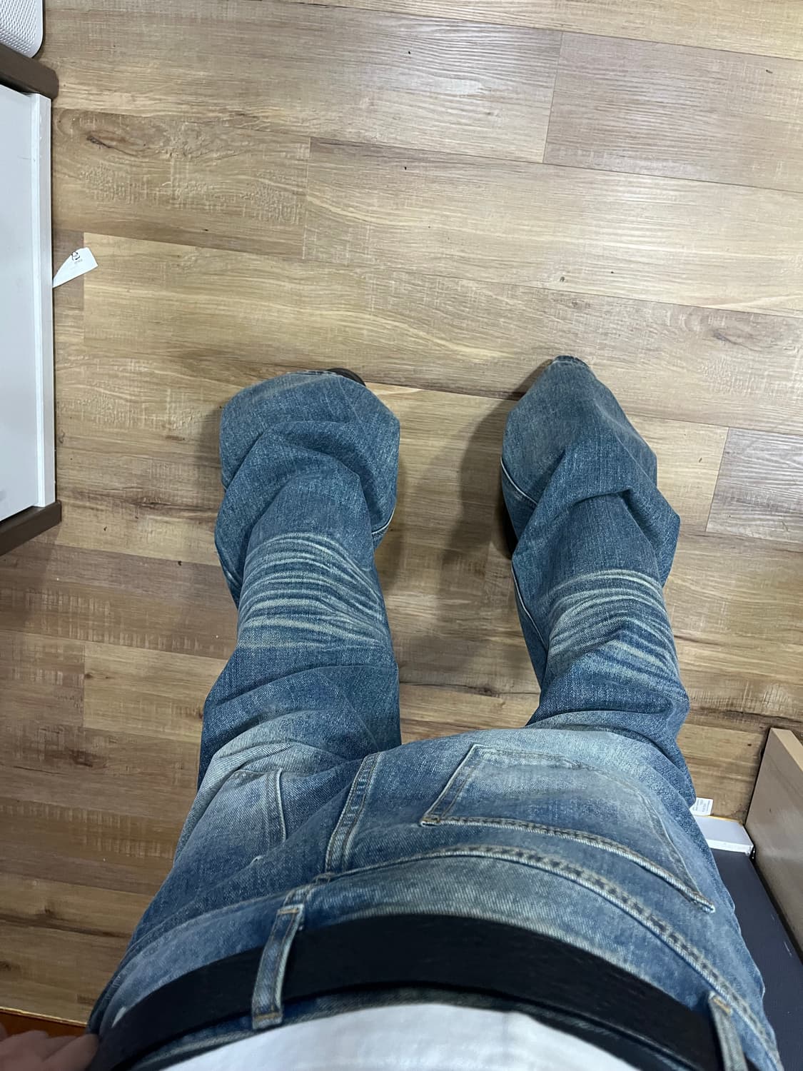 빈티지 플레어 불루 진 상품이미지3