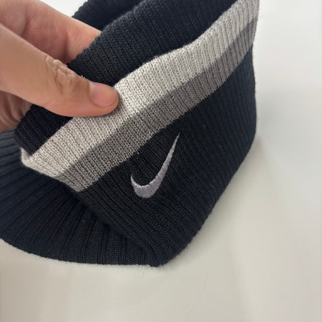 나이키(Nike) 골프 니트 선바이저 - 블랙/그레이 상품이미지2