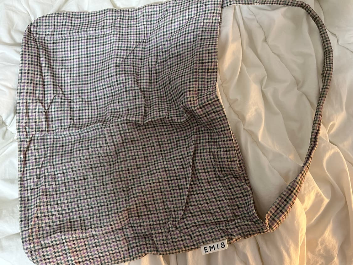 이미스 에코백 체크 상품이미지2