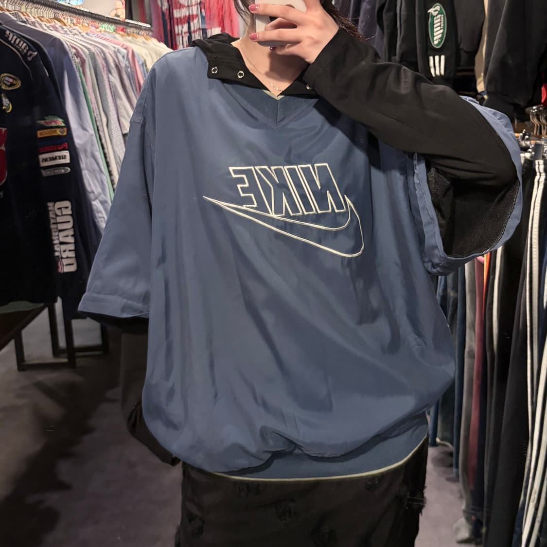 [IM] Nike 나이키 반팔 투웨이 웜업 소라 상품이미지5