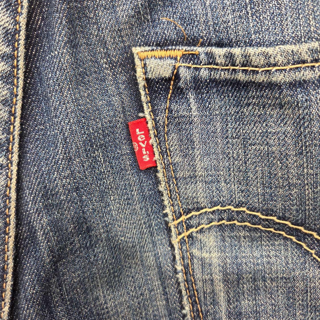 리바이스523 빈티지 워싱 데님 청바지 허리33in 상품이미지8