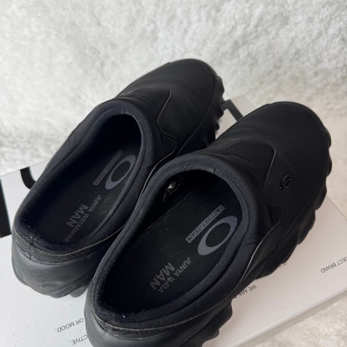 오클리 팩토리 팀 x 준야 와타나베 찹 쏘우 뮬 블랙 270 상품이미지6