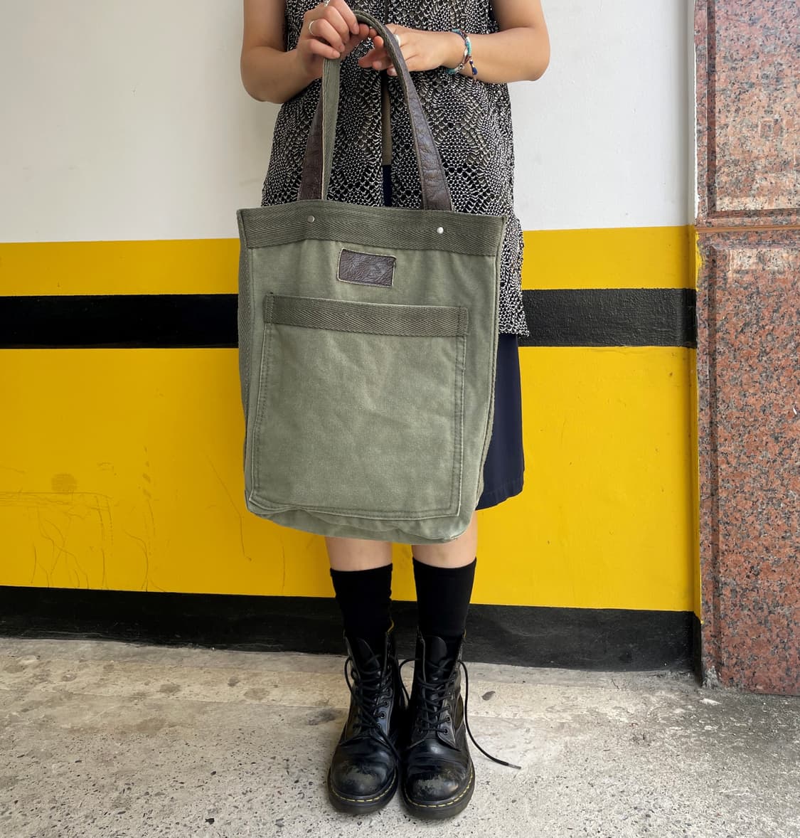 Heavy canvas big tote bag 상품이미지5