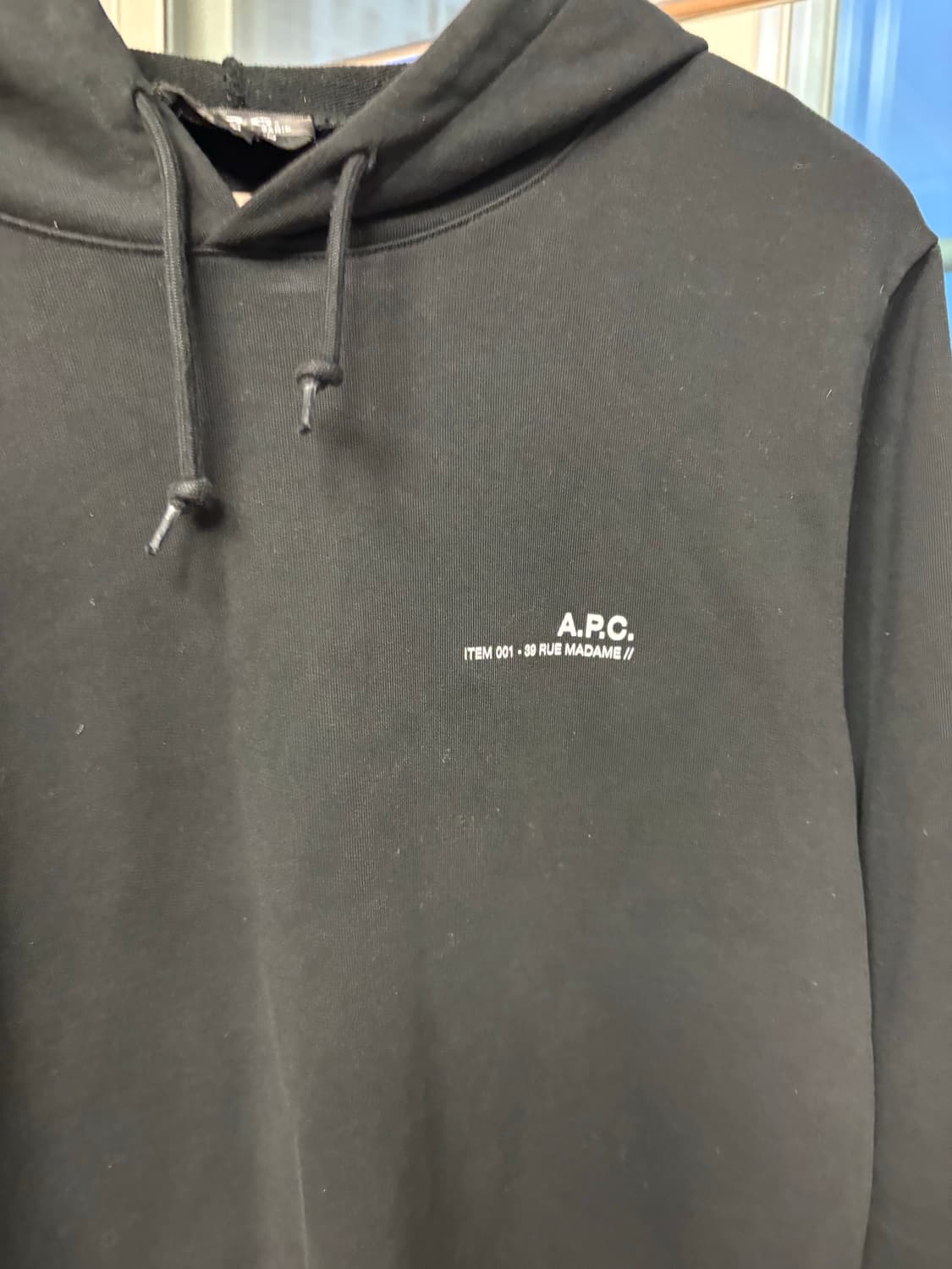 APC 후드티 블랙 상품이미지1