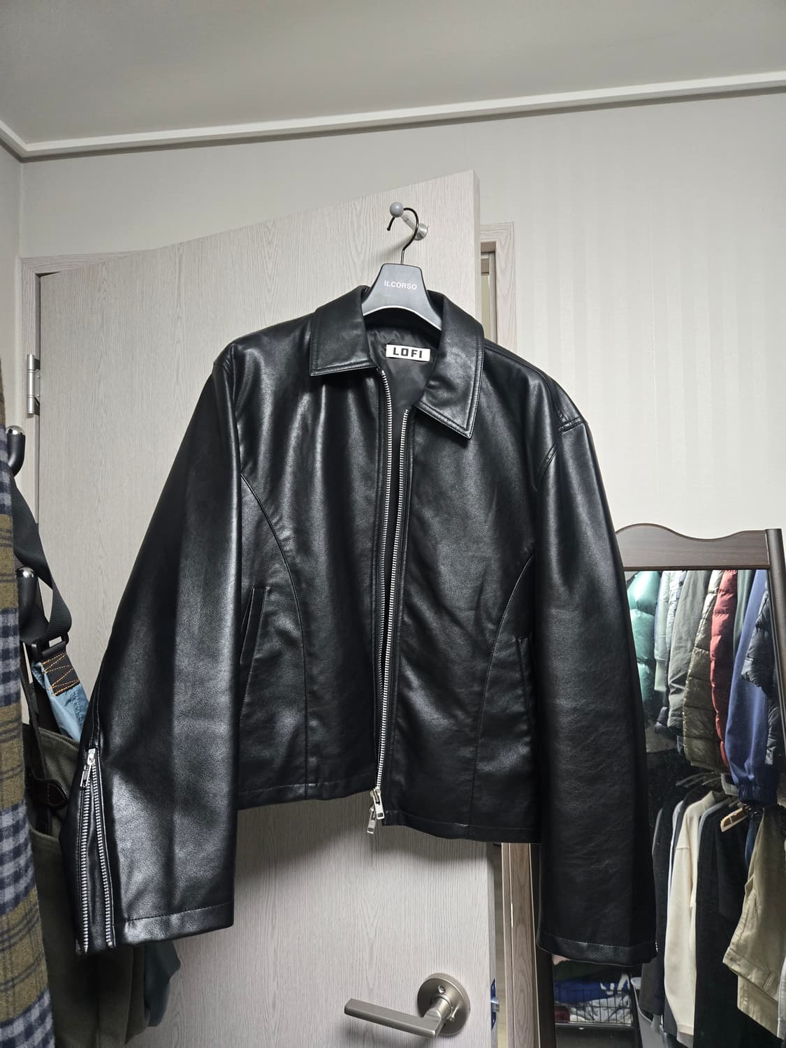 로파이 레더 자켓 XL 상품이미지3