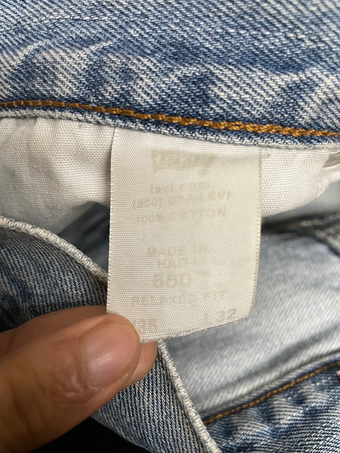 [36] 00s Levis 리바이스 550 36사이즈 라이트 블루 데님 상품이미지4