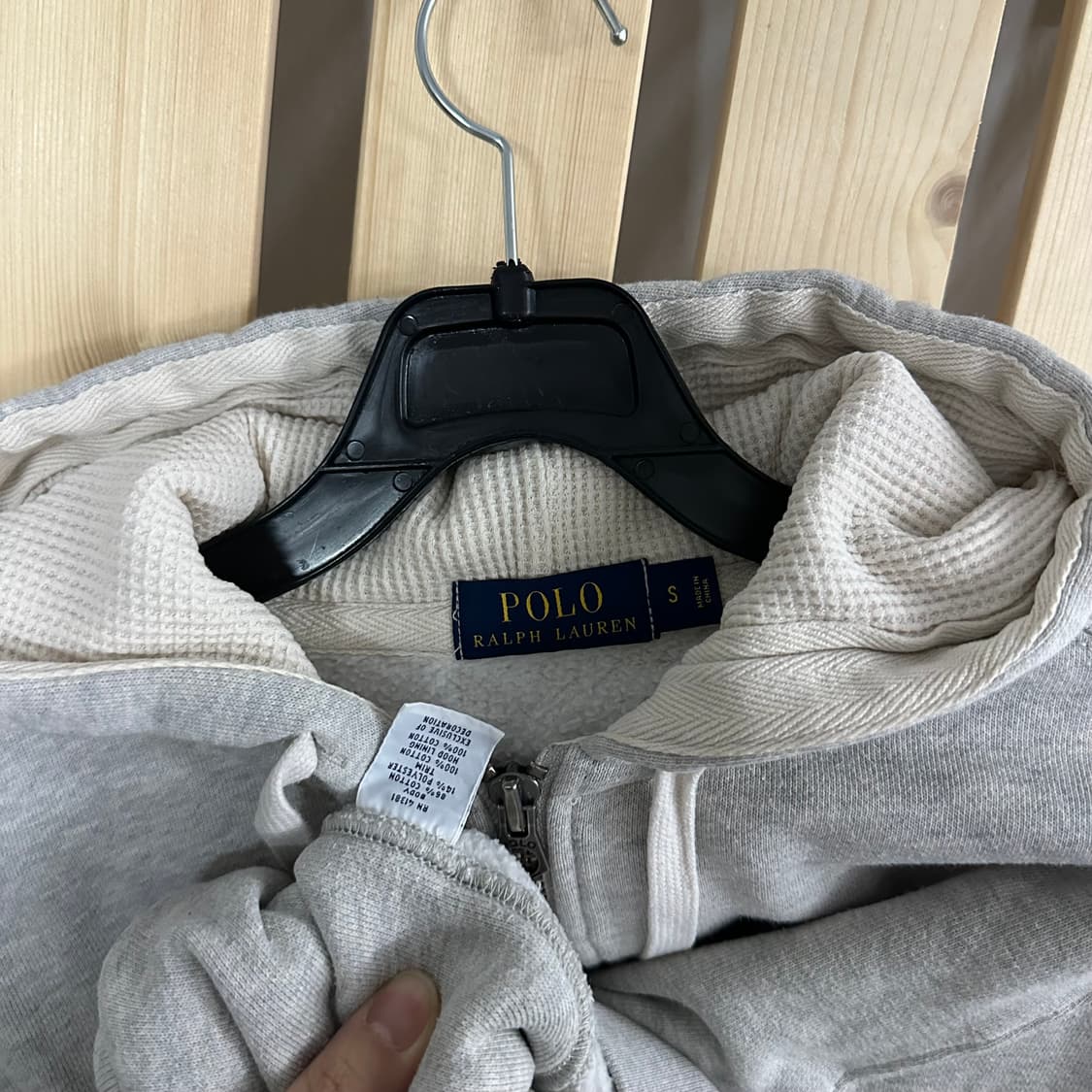 (M) 폴로 랄프로렌 써멀 그레이 후드집업 상품이미지4