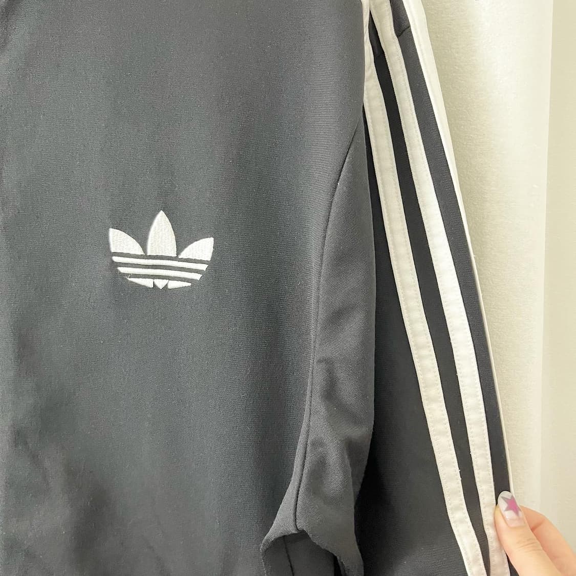 아디다스 블랙 화이트 파이어버드 삼선 져지 상품이미지4