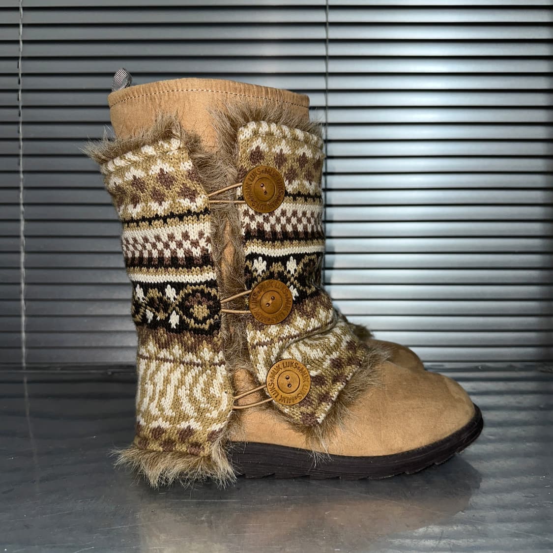 00s MUK LUKS 무크룩스 퍼 랩 부츠 풀박스 상품이미지6