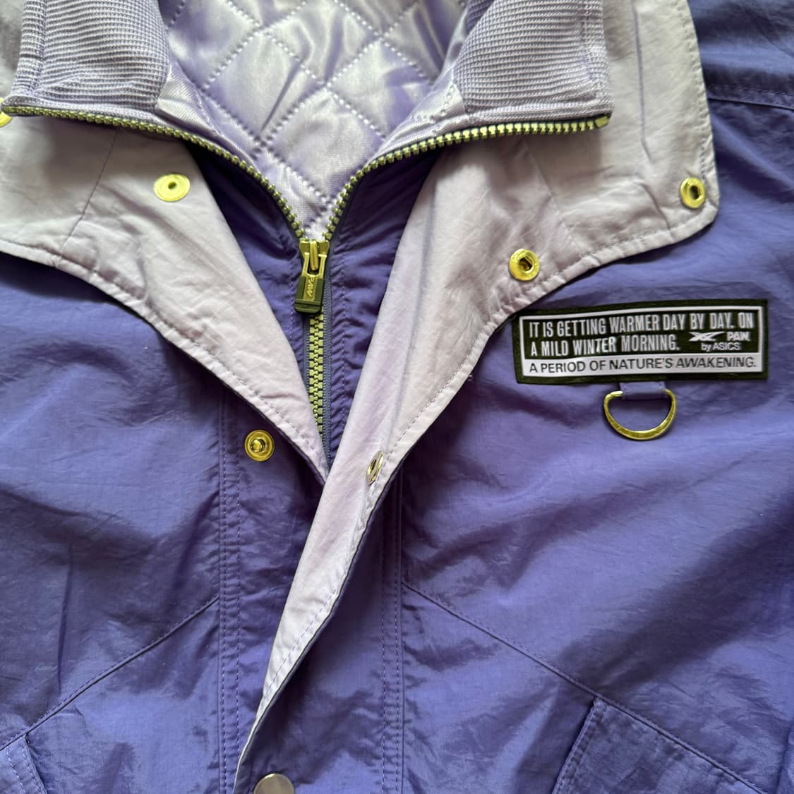 ASICS 일본빈티지 나일론 바람막이 아식스 빈티지바람막이 m 95 상품이미지5