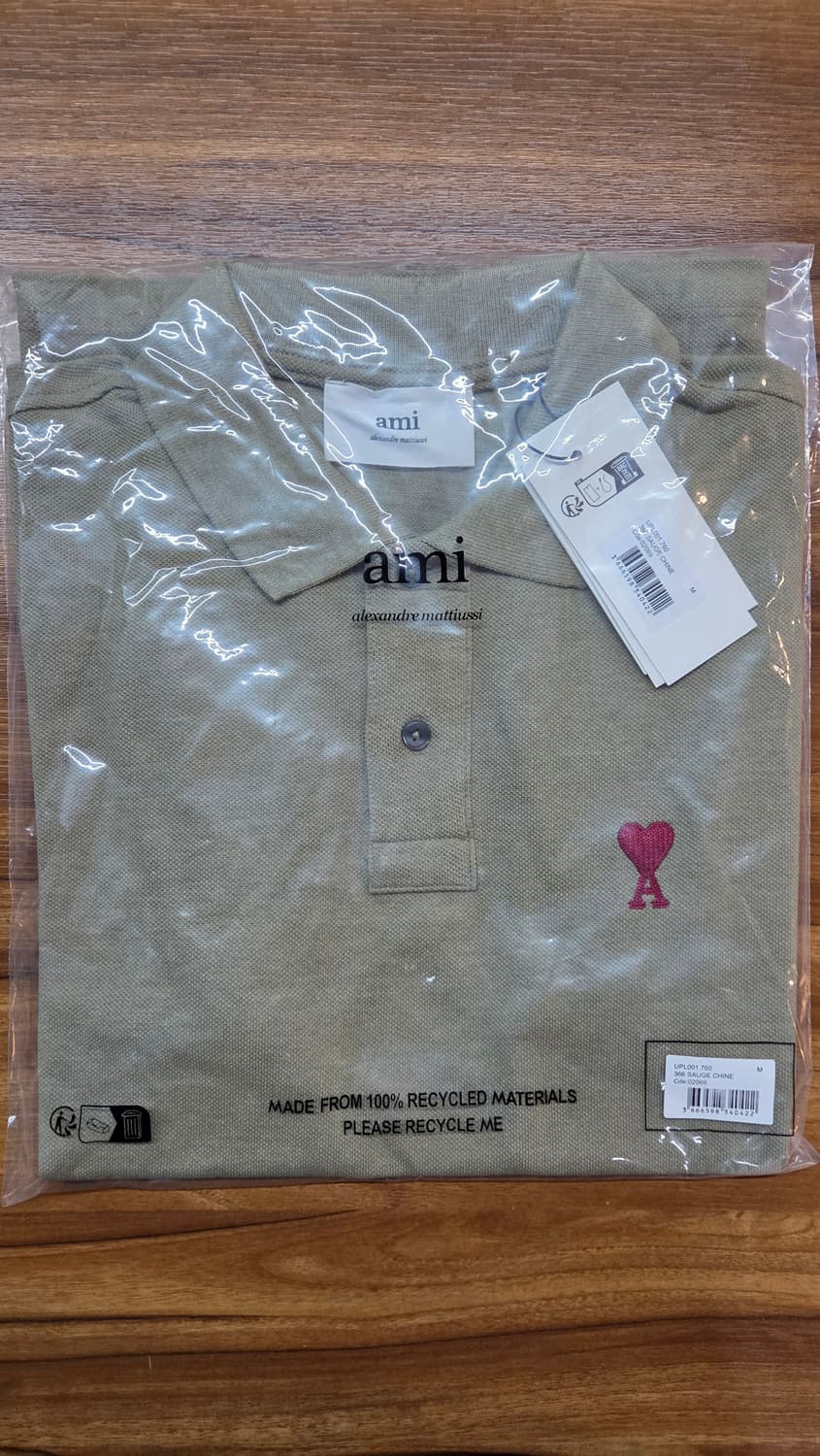 (새상품/정품)아미 pk 반팔 카라티 M 상품이미지1