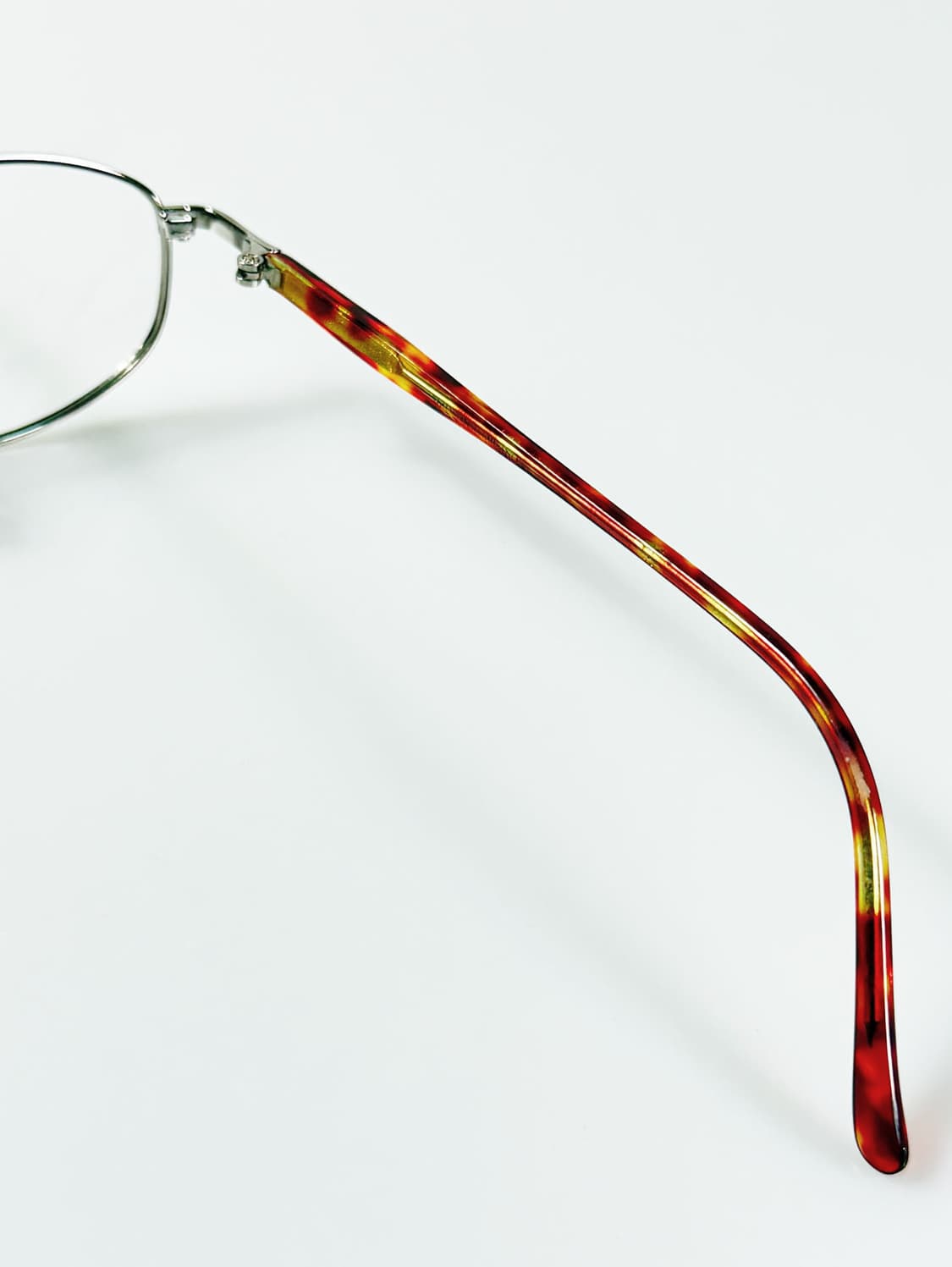 90s 실버 슬림 오벌 메탈 프레임 빈티지 안경 상품이미지6