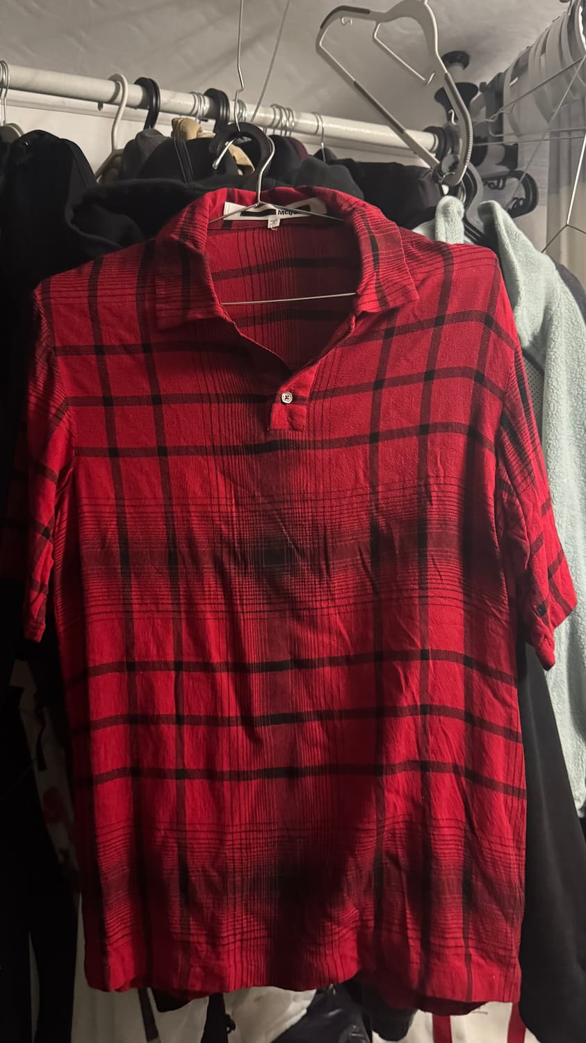 비매 유일매물 ) 알렉산더맥퀸 체크반셔츠 상품이미지1