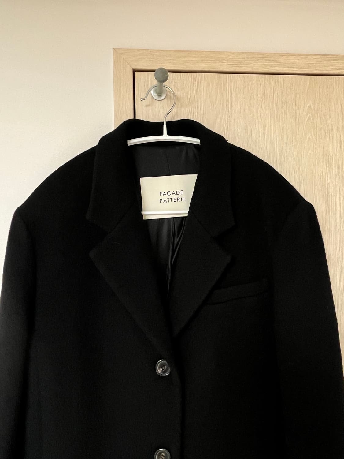 파사드패턴 캐시미어 테일러드 코트 상품이미지6
