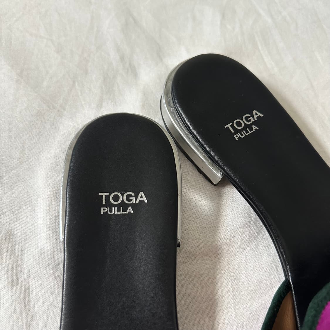 TOGA PULLA 토가 실버 웨스턴버클 슬리퍼 뮬 상품이미지5
