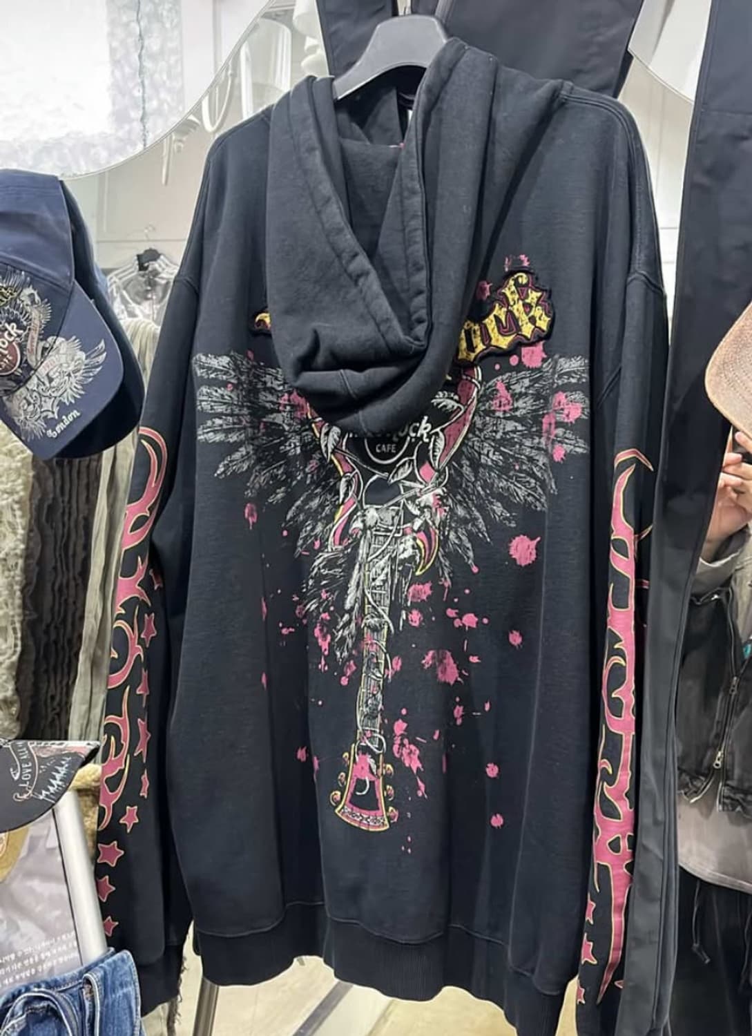 하드록 펑크 후드집업 상품이미지5