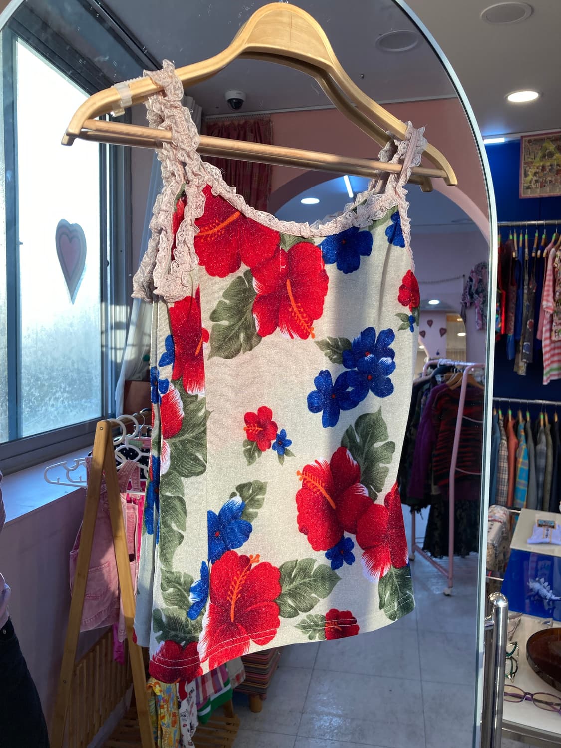 플라워 레이스 슬리브리스 상품이미지6