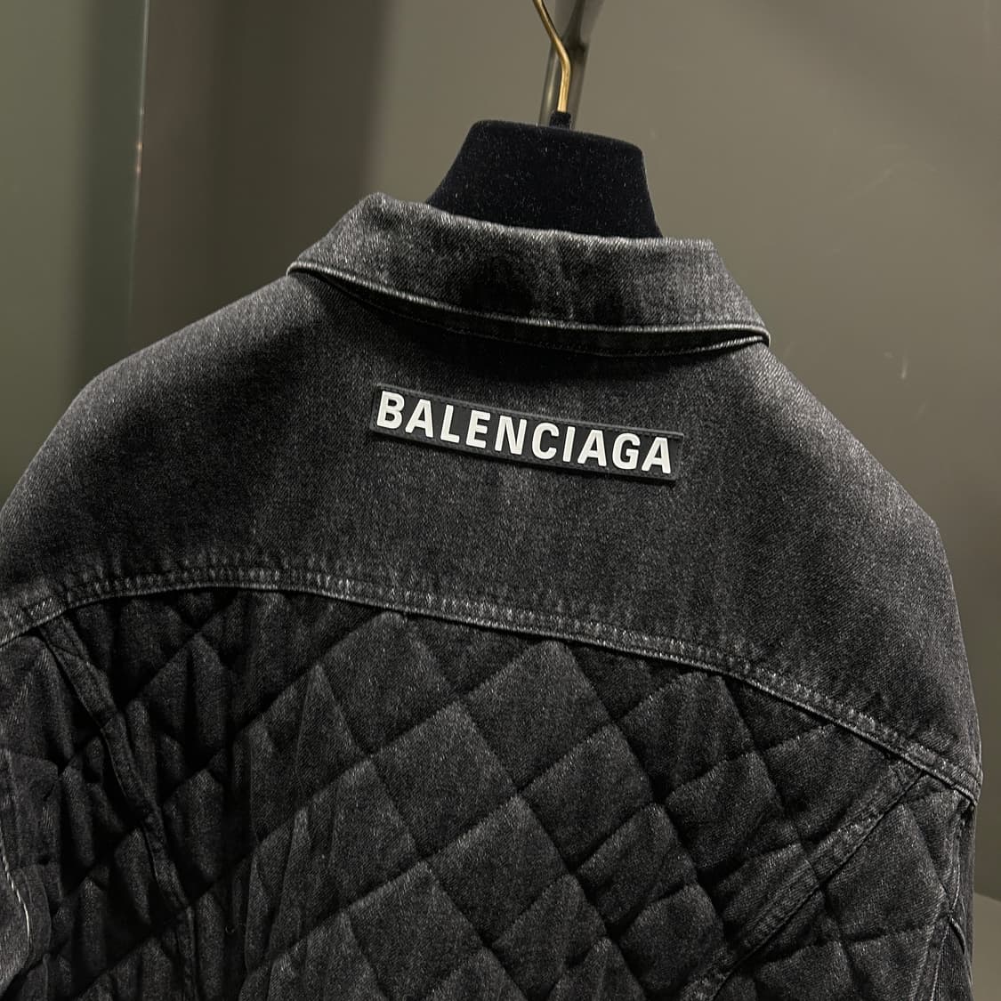 발렌시아가 머플러 레이어드 데님자켓 상품이미지5