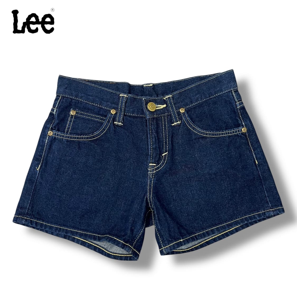 LEE 진청 데님 숏팬츠 상품이미지1