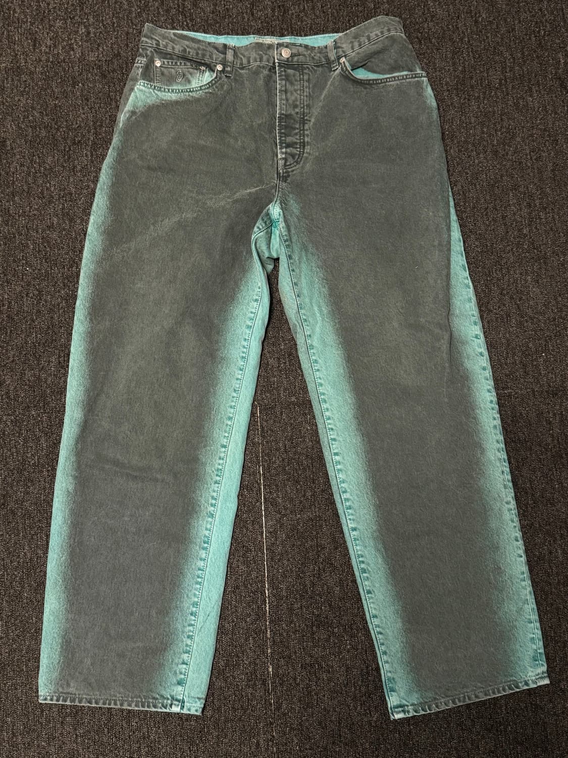 [34] 스투시 스프레이 다이 빅 올 진 블랙 상품이미지2