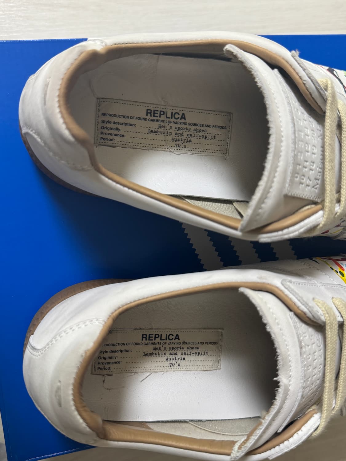 마르지엘라 페인팅 독일군 스니커즈 43(270~275) 상품이미지4