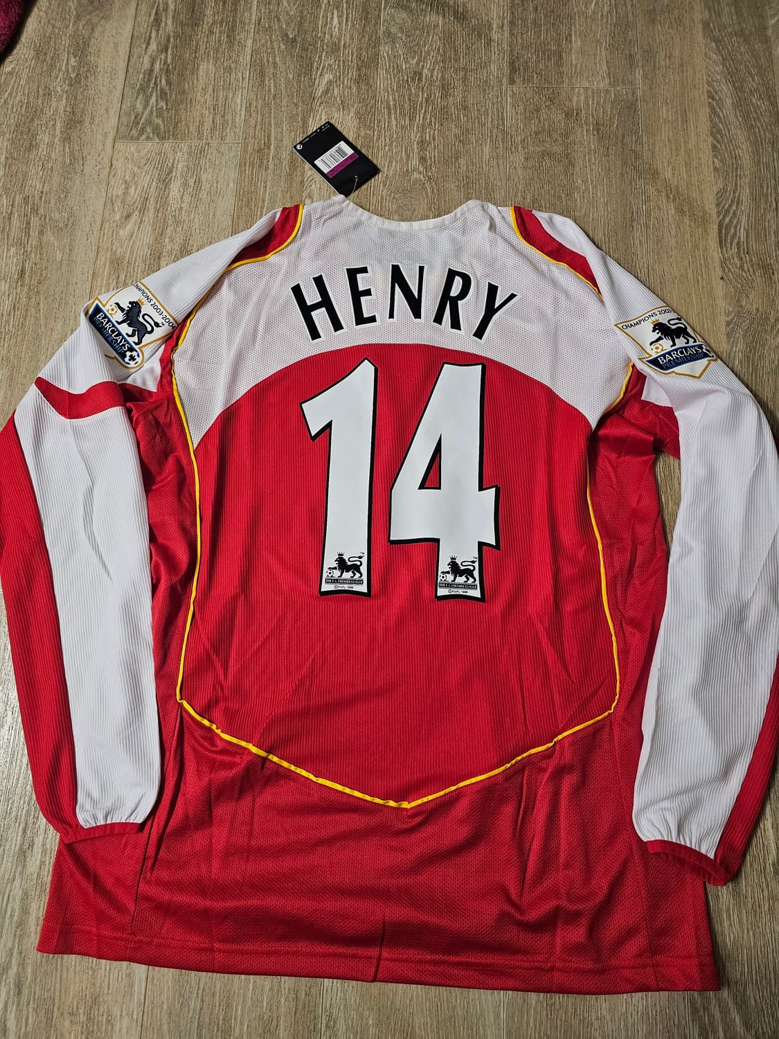 아스날 앙리 올드 유니폼 레트로 유니폼 상품이미지5