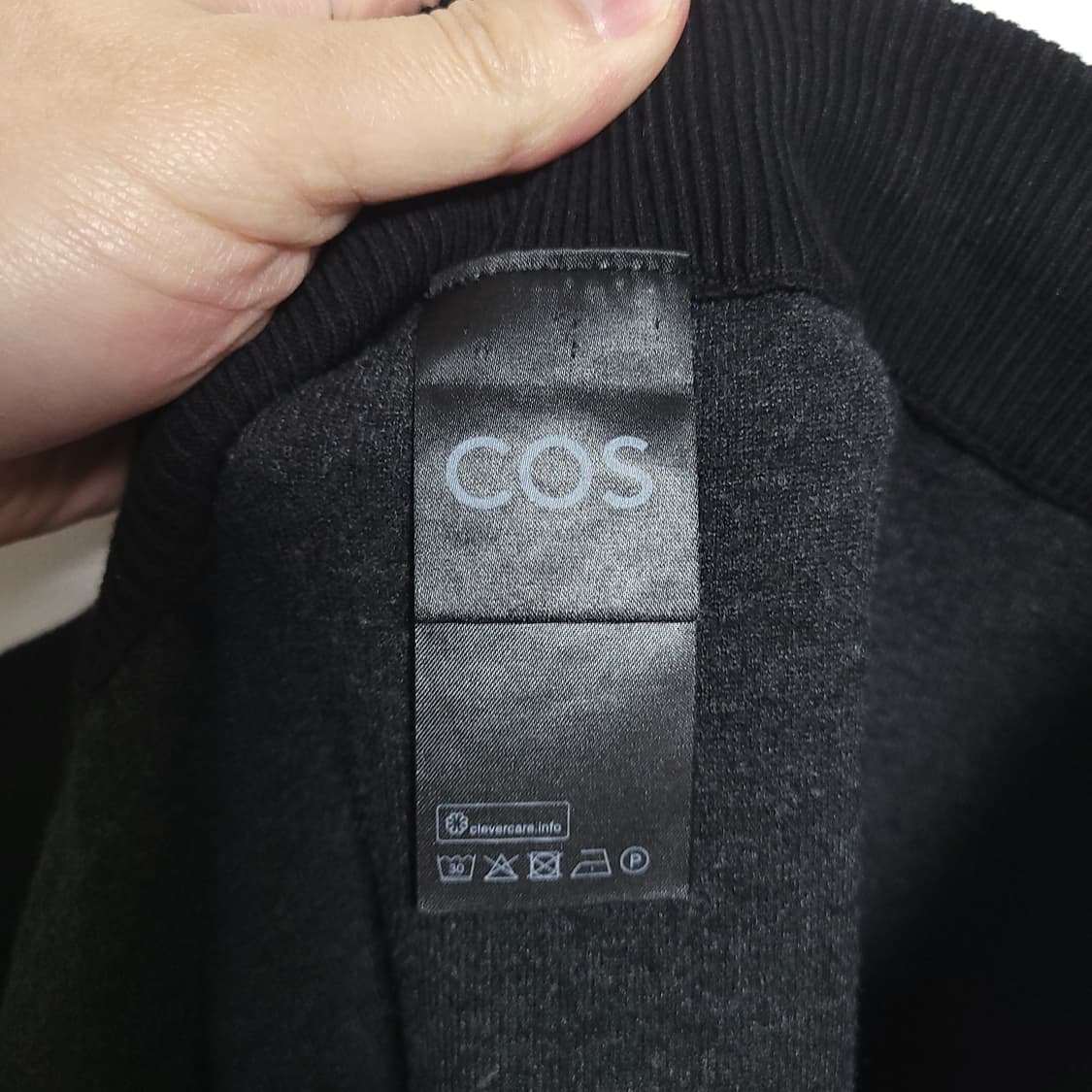 (34) COS 코스 여성 블랙 와이드 밴딩 팬츠 슬랙스 상품이미지4