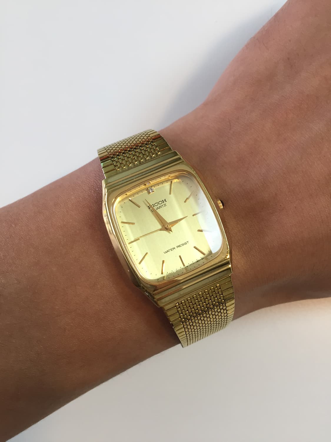 80s ricoh faceted quartz gold 상품이미지5