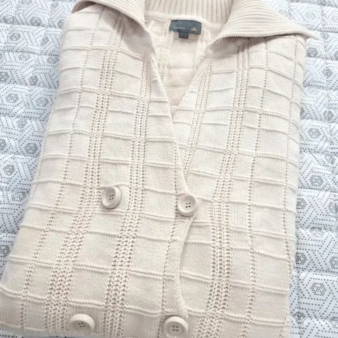 펜디 FENDI 롱 니트 가디건 아이보리 ~66 상품이미지2